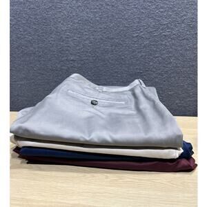 Lot of 4 Bonobos Sunday Monday Wednesday Friday Preppy Straight Pant Men 34x32